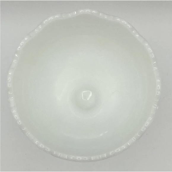 Vintage Napco 1185 Milk Glass Candy Dish - Picture 4 of 5